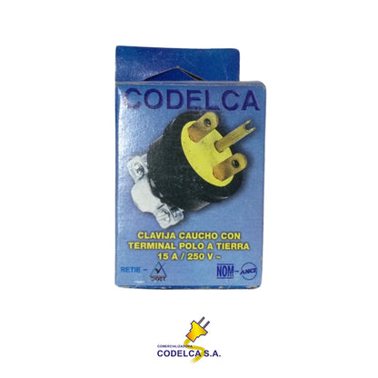 ENCHUFE MACHO 15A/250V NEMA 6-15P