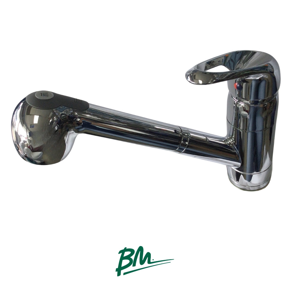 LAVE DE FREGADERO MONOMANDO MANGUERA EXTRAIBLE ACABADO CROMO BM825-0201
