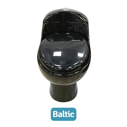 INODORO UNA PIEZA ELONGADO COLOR NEGRO BALTIC SR-1002