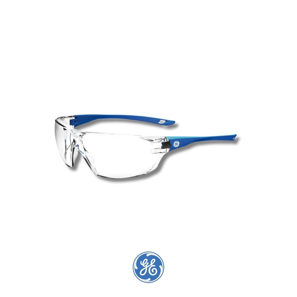 LENTE DE SEGURIDAD ANTI-RAYADURA SERIE 03 GE103C DE COLOR AZUL ANSI Z87.1