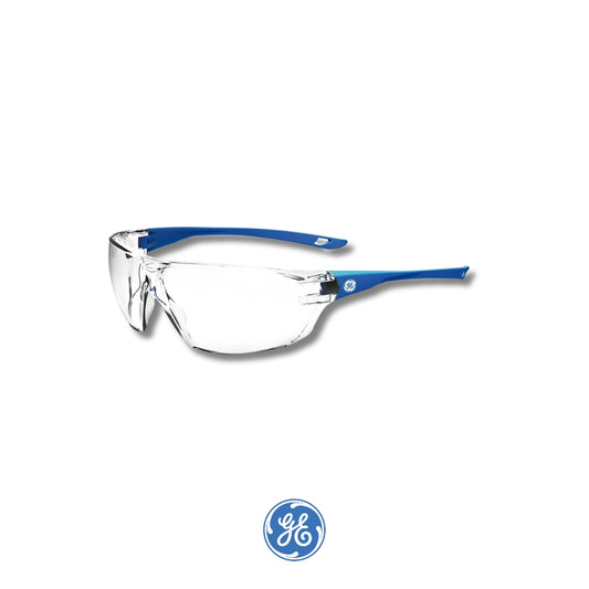 LENTE DE SEGURIDAD ANTI-RAYADURA SERIE 03 GE103C DE COLOR AZUL ANSI Z87.1