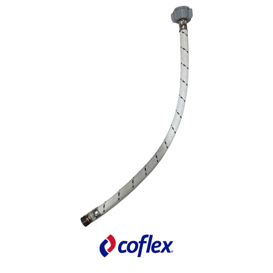 TUBO DE ABASTO PARA FREGADOR /LAVAMANOS 3/8 PULGADASX1/2 PULGADASX16 PULGADAS DE VINILO COFLEX