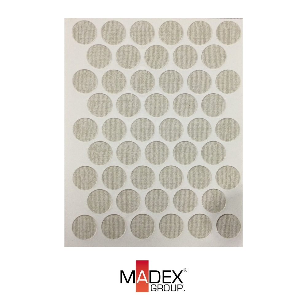 TAPA TORNILLO LINO PELIKANO (50 UND X HOJA) (CANVAS CRUDO)