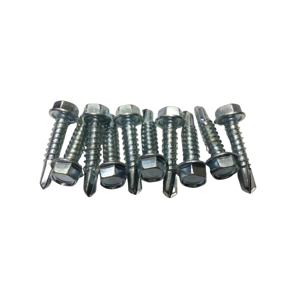 TORNILLO AUTO PERFORANTE GALVANIZADO #12 X 1 PULGADA PARA TECHO