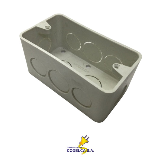 CAJILLA ELECTRICA DE UTILIDAD PVC 2  X 4 IN