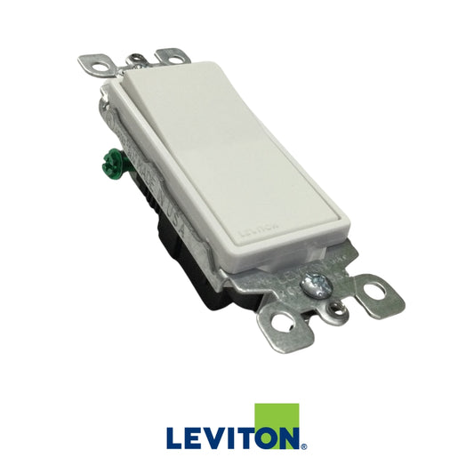 INTERRUPTOR DECORA 15A 120/277V BLANCO LEVITON
