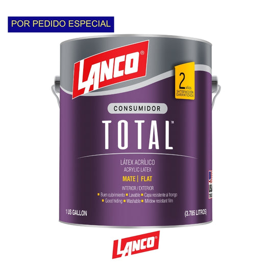 PINTURA TOTAL LATEX ROJO FRESA GALON TL3476-4 LANCO