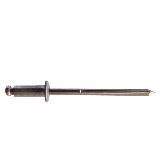 REMACHE CIEGO DE DE ALUMINIOINIO  1/8 PULGADAS DE ESPESOR X 0.337 PULGADAS ALTO DE CABEZA