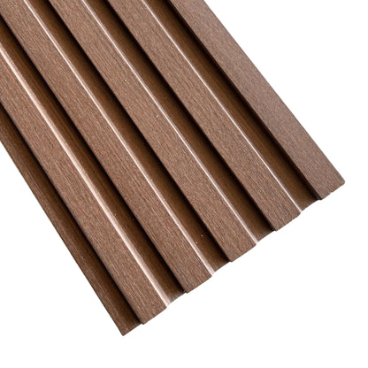 REVESTIMIENTO DE PARED DE WPC CAFE CAOBA 158 X 2900 X 10MM 4.8KG/M2