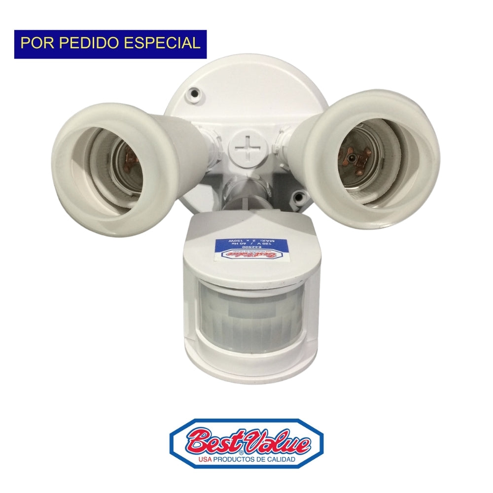 LAMPÁRA C/SENSOR DE MOVIMIENTO BLANCA BV