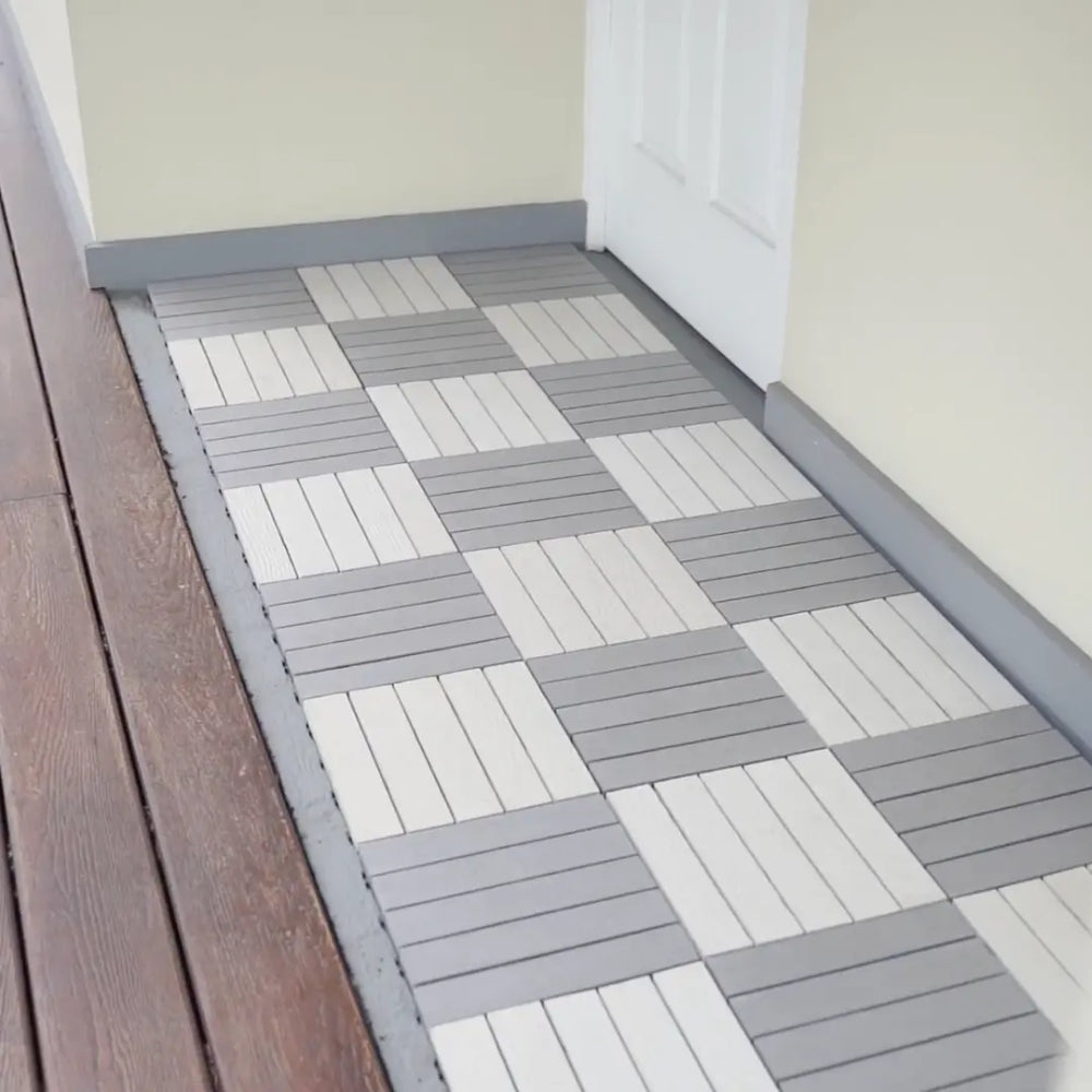 DECK MODULAR PLYCEM GRIS  GRAFITO 30CM X 30CM X 14MM PQT 6 UNI. (0.54M2) 1330393