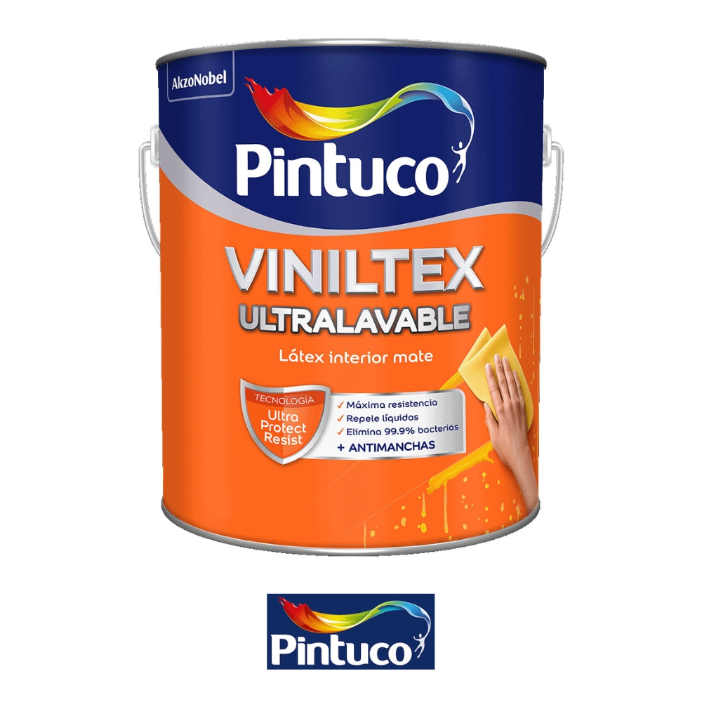 PINTURA VINILTEX ULTRALAVABLE MATE BASE ACCENT 1GL (3.785L) PINTUCO