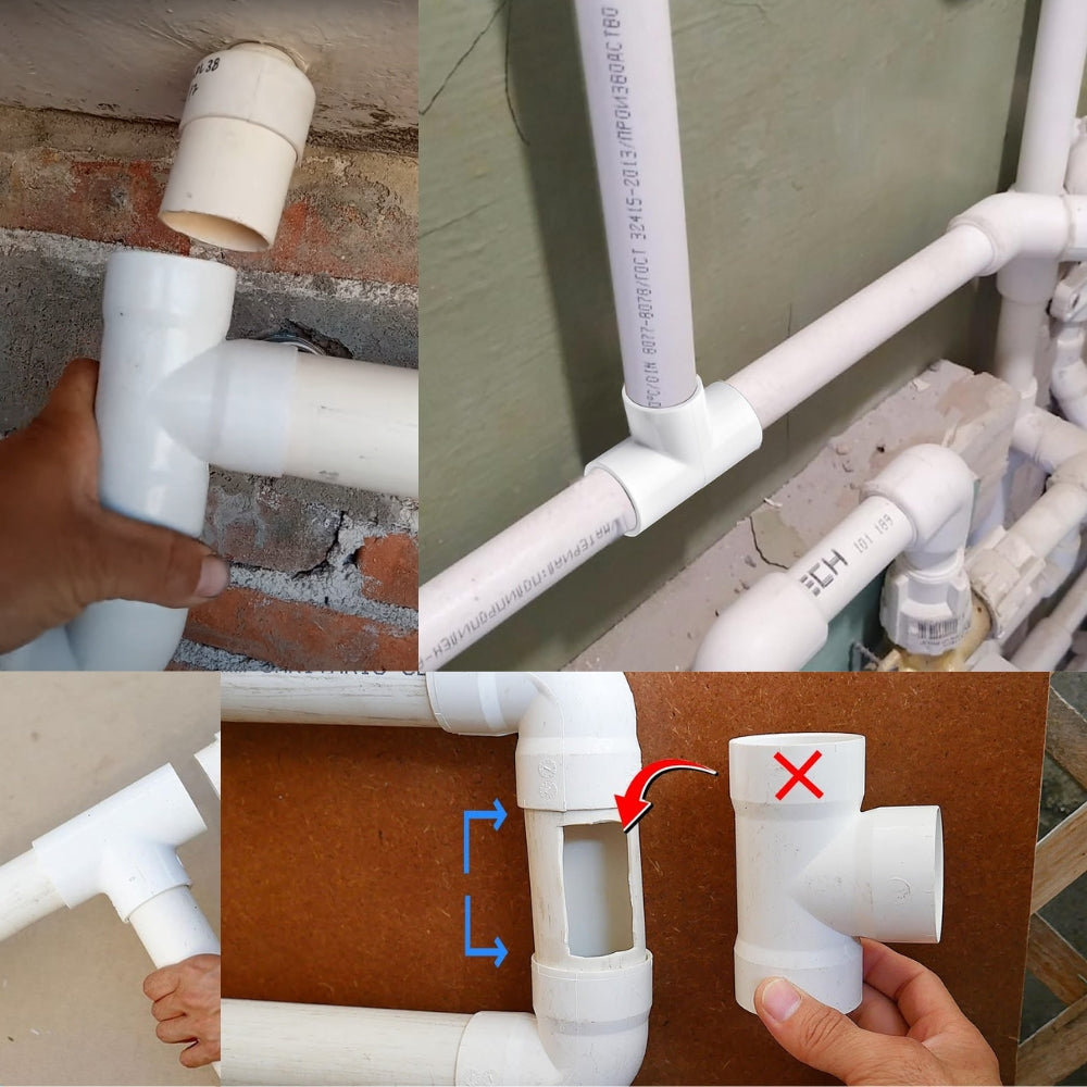 TEE PVC DWV 75 MM-3 PULGADAS SANITARIO LIVIANO C/C