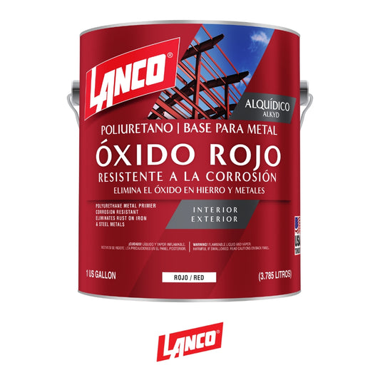 PINTURA BASE MINIO ROJO  GALON MM100-4 LANCO