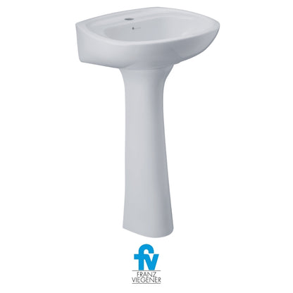 LAVAMANOS CON PEDESTAL FV GALA COLOR BLANCO E208-BL