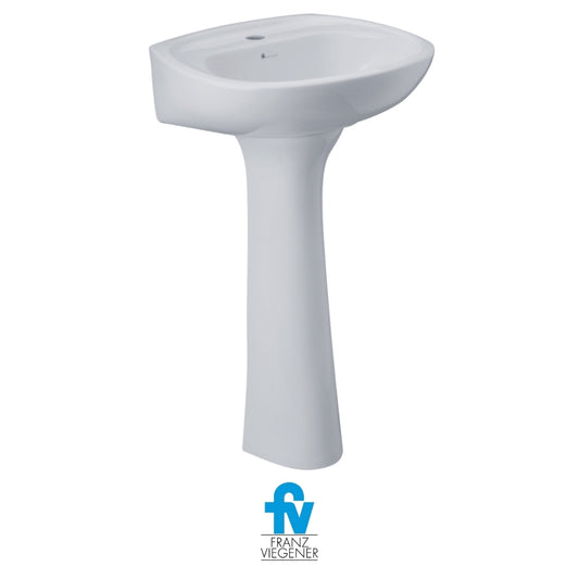 LAVAMANOS CON PEDESTAL FV GALA COLOR BLANCO E208-BL