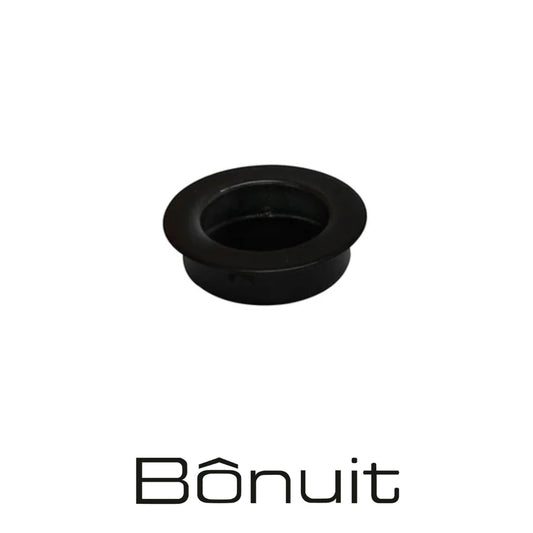 BOTON DE INCRUSTA R407 EN ACERO 201 TALA 35 NEGRO