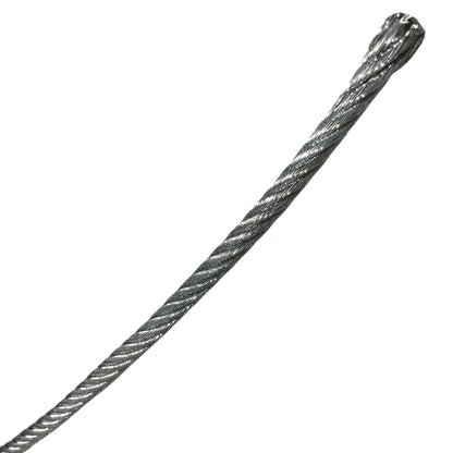 CABLE DE ACERO GALVANIZADO 7X19 DE 1/4 PULGADAS - METRO