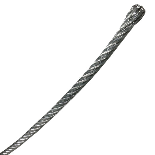 CABLE DE ACERO GALVANIZADO 7X19 DE 1/4 PULGADAS - METRO