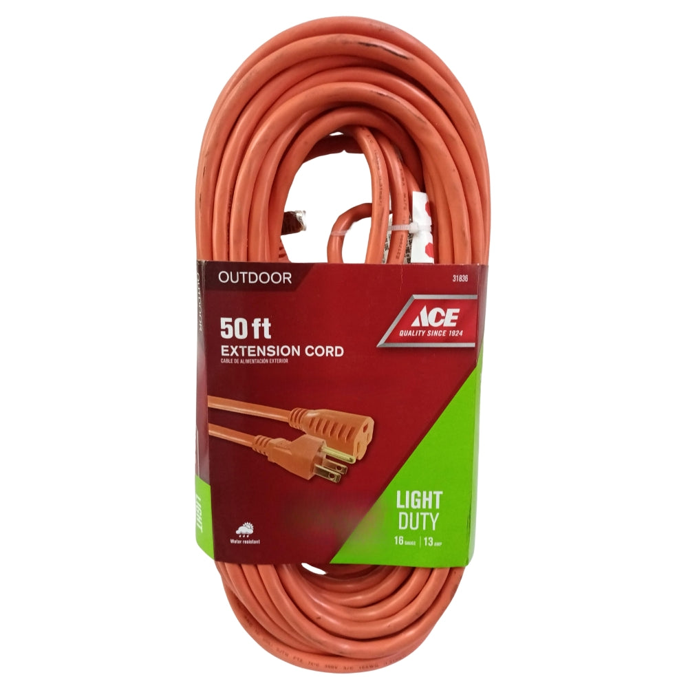 EXTENSION ELECTRICA HEAVY DUTY 50 PIES 16/3 AWG