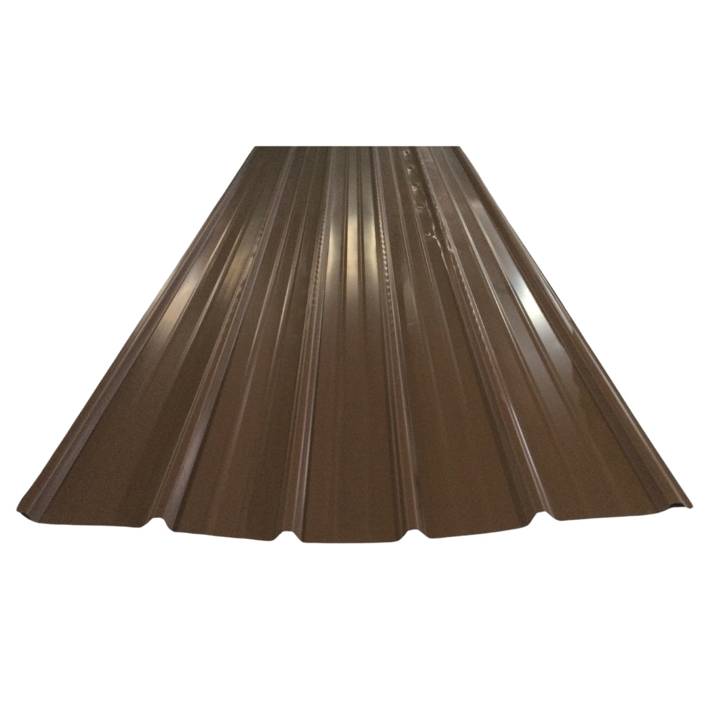 LAMINA DE ZINC CANAL ANCHO F2 42 PULGADAS X 16 PIES GRAFITO CALIBRE 26