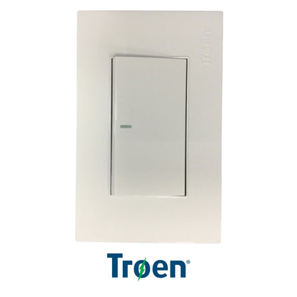 INTERRUPTOR INDIVIDUAL BLANCO 125V/10A