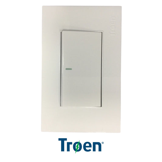 INTERRUPTOR INDIVIDUAL BLANCO 125V/10A