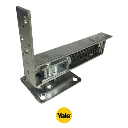 BISAGRA DE PISO YALE PLATEADA 1-1/4 PULGADAS (31.8MM) a 1-3/4 PULGADAS (44.4MM)