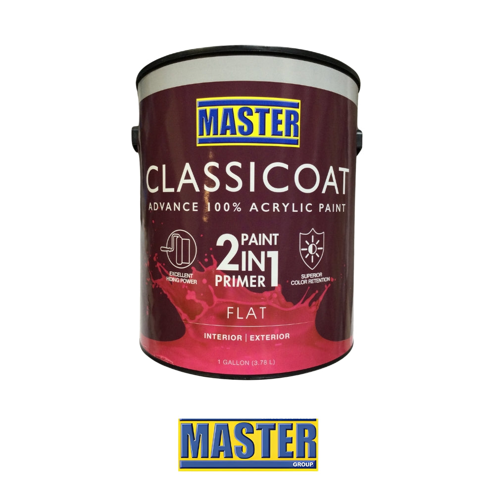PINTURA PARA INTERIOR BASE CLASSICCOAT FLAT MTB GALON VV0482P MASTER