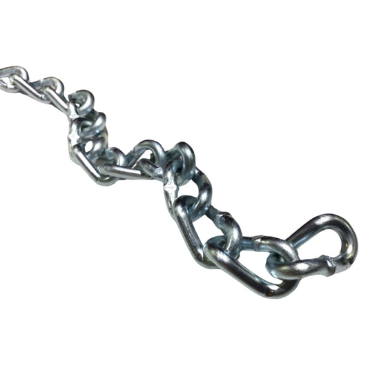 CADENA DE ESLABON TORCIDO 2/0 GALVANIZADO - METRO