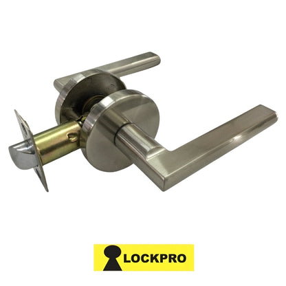 CERRADURA DE MANIJA DE PASO SATIN NIQUEL 50243-PS LOCKPRO