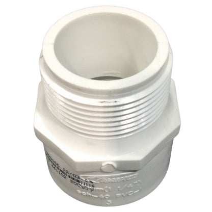 ADAPTADOR MACHO PVC 1-1/4 PULGADAS PRESION SCH-40 C/C