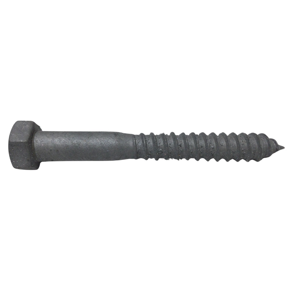 TORNILLO TIRAFONDO HEXAGONAL GALVANIZADO EN CALIENTE 1/2 PULGADAS x 4 PULGADAS