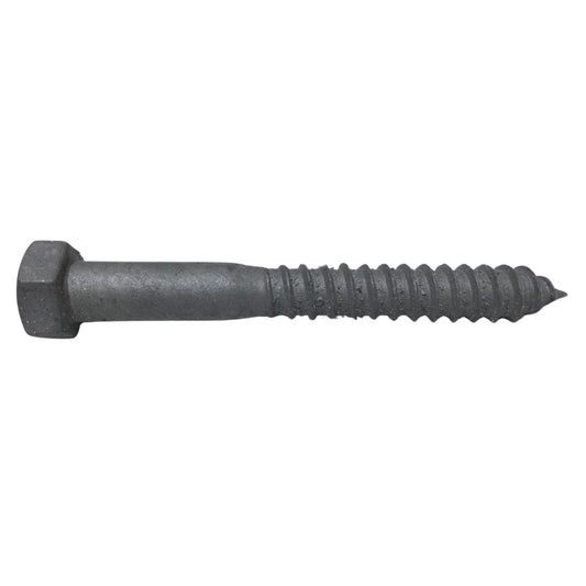 TORNILLO TIRAFONDO HEXAGONAL GALVANIZADO EN CALIENTE 1/2 PULGADAS x 4 PULGADAS