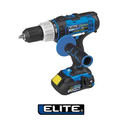 TALADRO PERCUTOR 20V INALAMBRICO ELITE