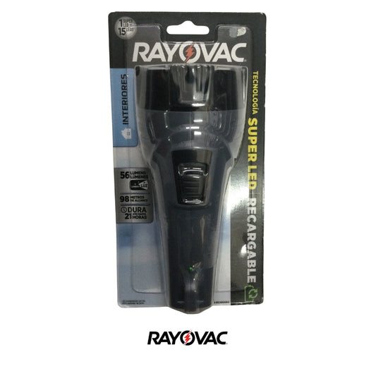 LINTERNA SUPER LED RECARGABLE 1W RAYOVAC
