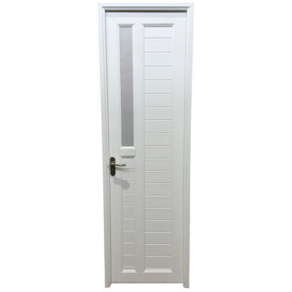 PUERTAS UPVC 2X7 CON MARCO 75MM BLANCO DERECHO  PG04  CON BISAGRAS Y CERRADURA