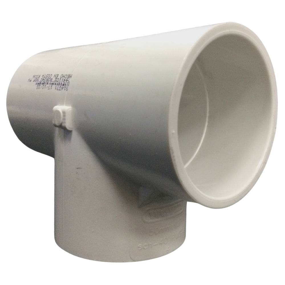 TEE PVC 2 PULGADAS PRESION SCH-40 C/C