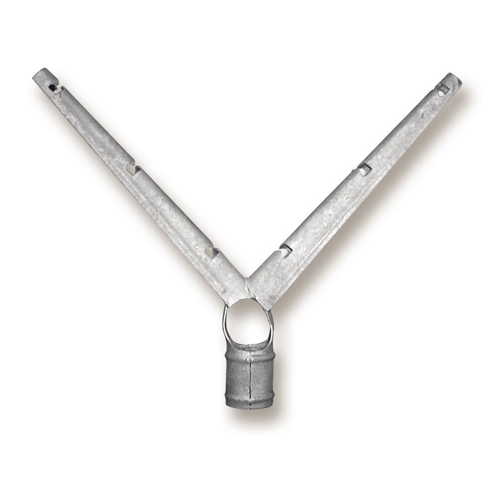 BRAZO PARA TUBO 1 1/2 PULDAGAS  DOBLE CON EXTENSION