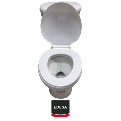 INODORO DOS PIEZAS REDONDO COLOR BLANCO ANDES EDESA