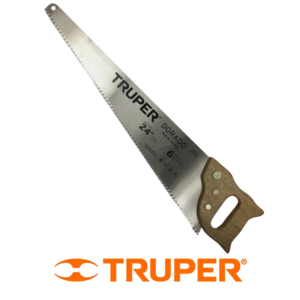 SERRUCHO DE ACERO PROFESIONAL 24 PULGADAS 6DPP TRUPER