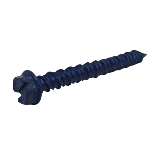 TORNILLO AZUL-RUSPERT PARA CONCRETO CAB HEX RAN 3/16 PULGADAS x 1-3/4 PULGADAS