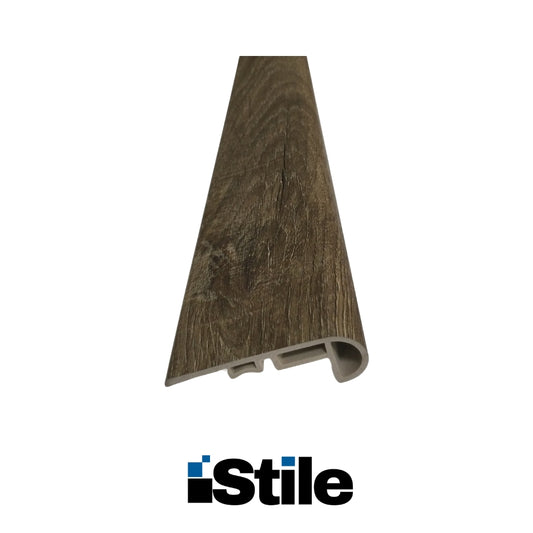 MOLDURA ESCALON PARA PISO SPC NOGAL AMERICANO 2400X72X25MM SPC-HYW-73061