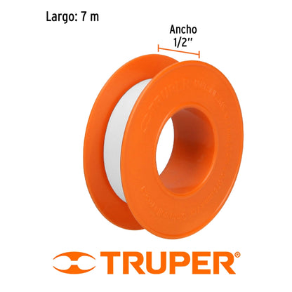 CINTA DE TEFLON 1/2 PULGADA X 7m CTF-1/2 TRUPER