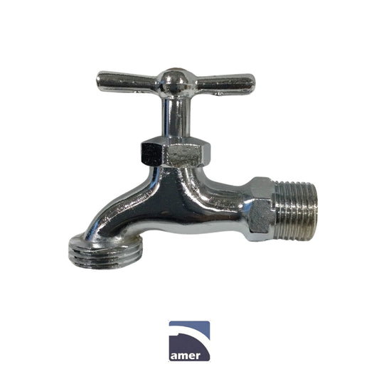 LLAVE DE CHORRO CROMADA 1/2 PULGADAS