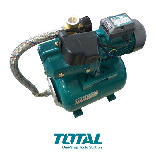 BOMBA DE AGUA PERIFERICA TOTAL 1 HP 1 PULGADAS X 1 PULGADAS C/TANQUE DE PRESION UTWP47506