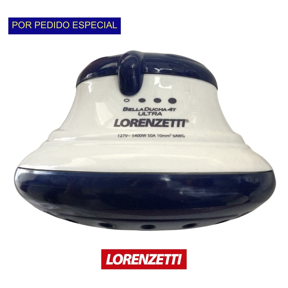 DUCHA ELECTRICA MAXI DUCHA 4 TEMPERATURAS  127V 5500W  BLANCA CON AZUL LORENZETTI 7537515