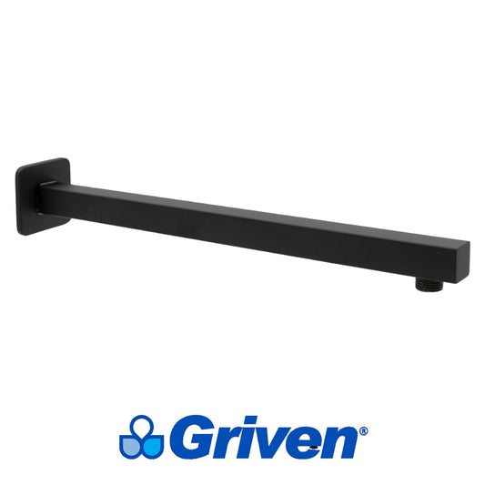 BRAZO PARA DUCHA CUADRADO GRIVEN NEGRO GV-SHB4-S