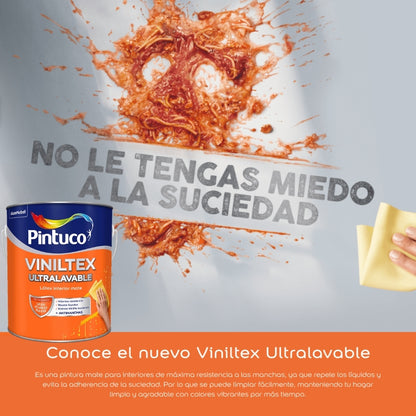 PINTURA VINILTEX ULTRALAVABLE MATE BASE ACCENT 1GL (3.785L) PINTUCO