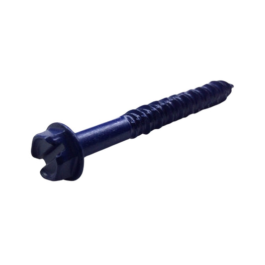 TORNILLO AZUL-RUSPERT PARA CONCRETO CAB HEX RAN 1/4 PULGADAS x 2-1/4 PULGADAS